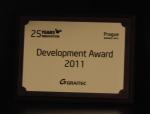 Development Award was received by Cosmin BARBU and Diana SERBAN